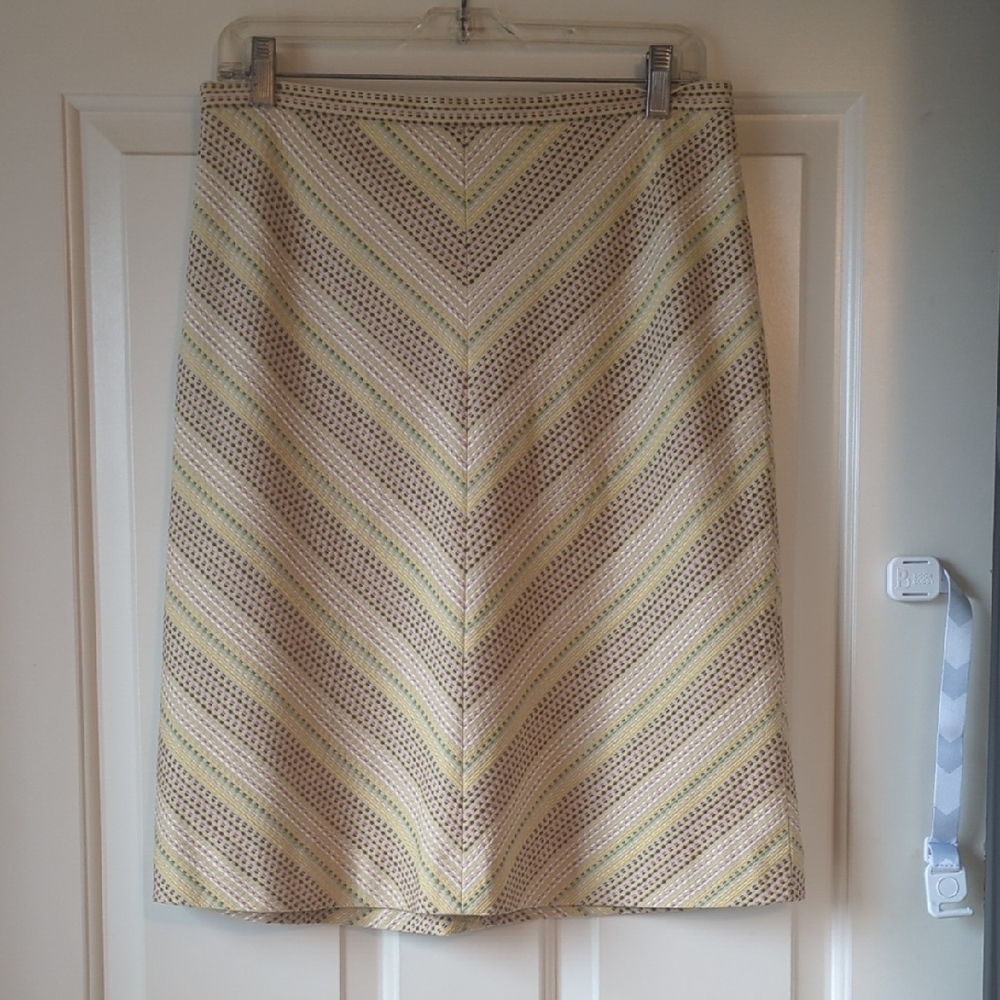 BCBG Max Azria Striped Skirt